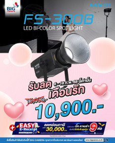 โปรโมชั่นพิเศษ! เฉพาะช่วงวาเลนไทน์นี้เท่านั้น Nanlite FS-300B เหลือเพียง 10,900 บาท