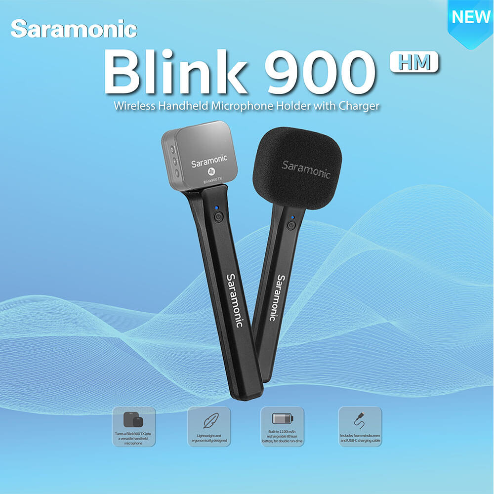 Saramonic Blink900 B2 ワイヤレスマイク - カメラ