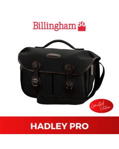 Billingham Hadley Pro 50 Years - Black/Black W/H Red