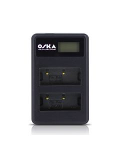 OSKA NP-W126 USB Dual Charger For Fujifilm